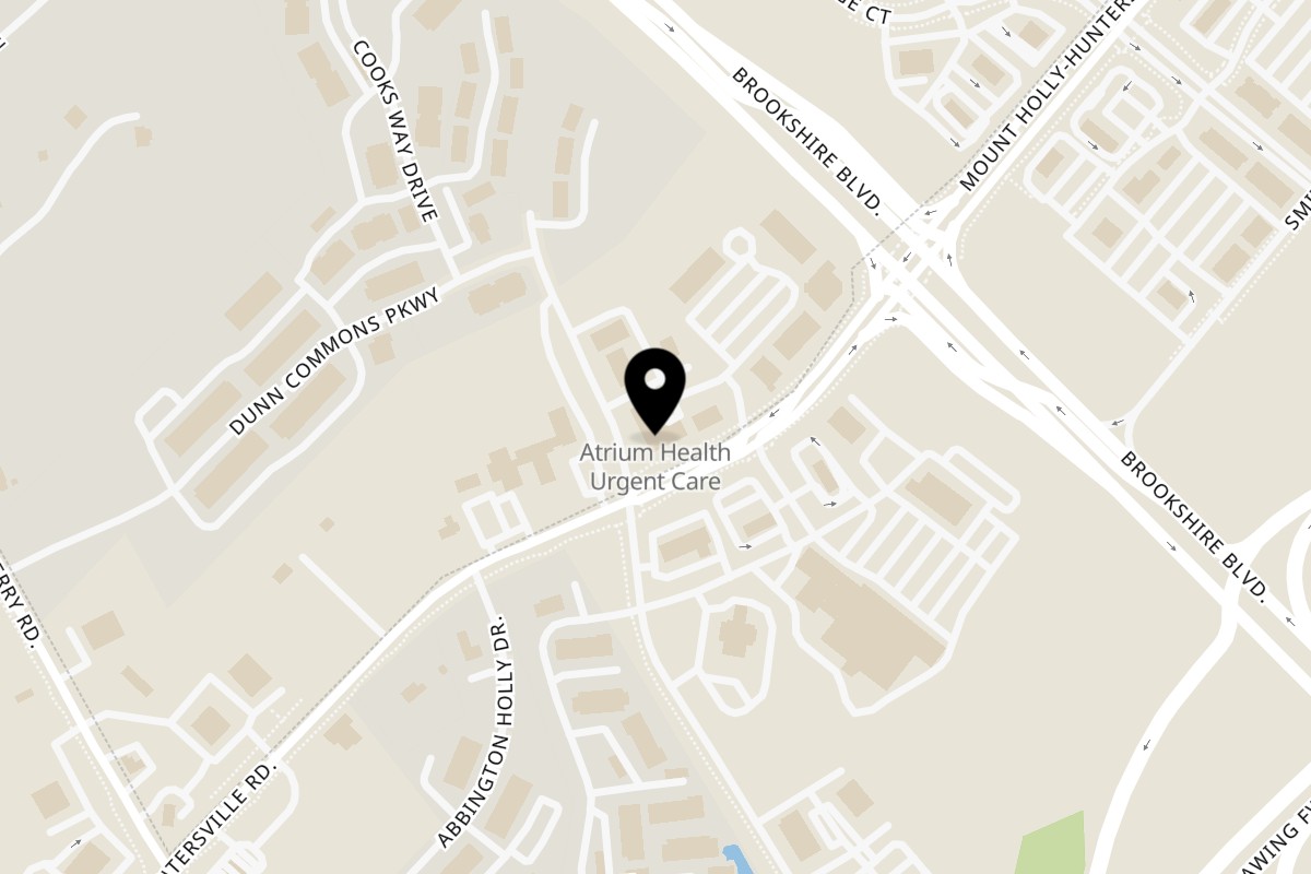 Map showing the location of Chicken Bee Charlotte (mountain island) on 10210 Couloak Dr F in Charlotte